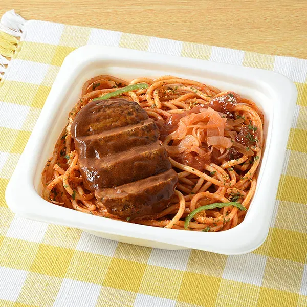 Hamburger Steak & Napolitan Pasta