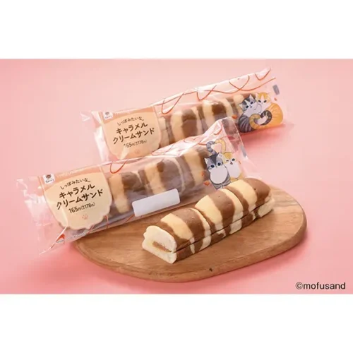 꼬리 같은 카라멜 크림 샌드