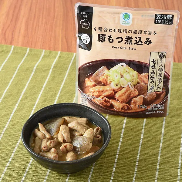 Richly Flavored Stewed Pork Innards with 4-Miso Blend