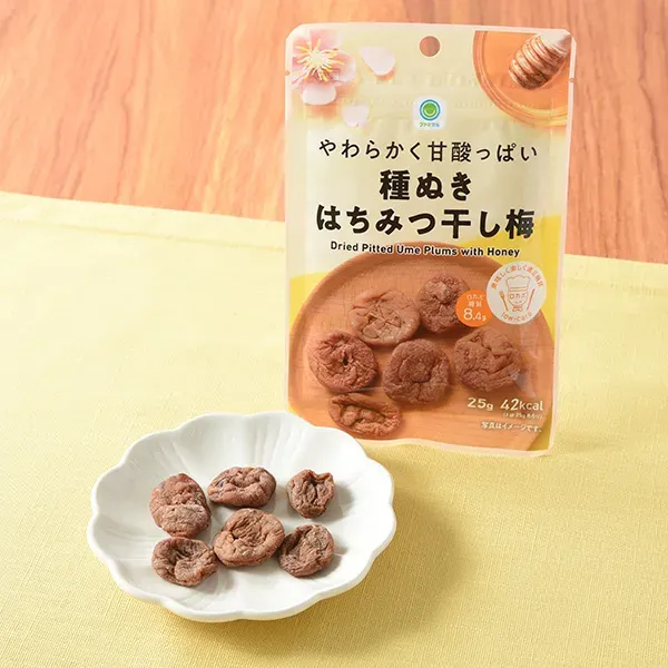 やわらかく甘酸っぱい種ぬきはちみつ干し梅