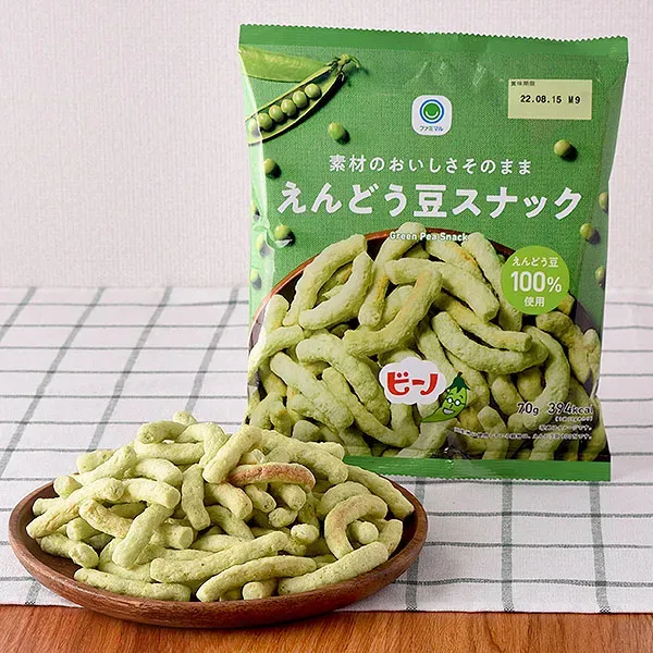 원재료의 맛 그대로 완두콩 스낵
