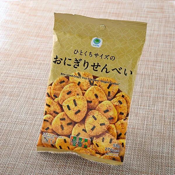 ひとくちサイズのおにぎりせんべい