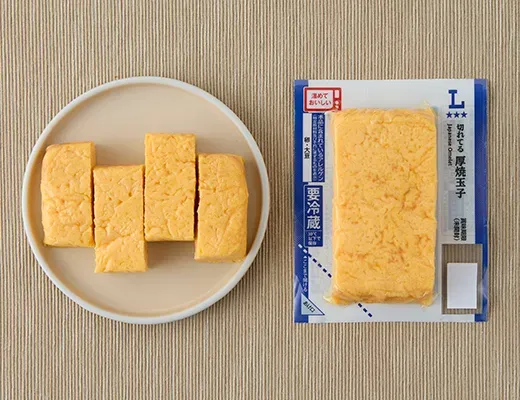 切れてる厚焼玉子