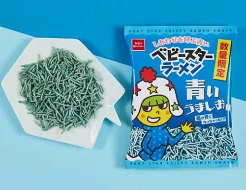 OYATSU COMPANY “Happy Blue” Baby Star Ramen Savory Salt Flavor