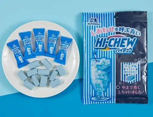 森永製菓 しあわせを呼ぶ青いハイチュウ ソーダ味