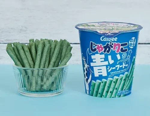 カルビー 青いじゃがりこ シーフード味