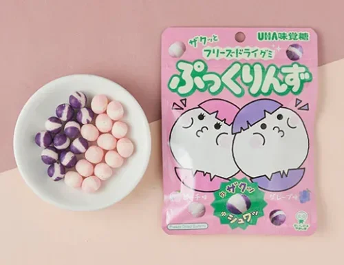 UHA미각당 동결 건조 젤리 풋쿠린즈 피치맛&그레이프맛