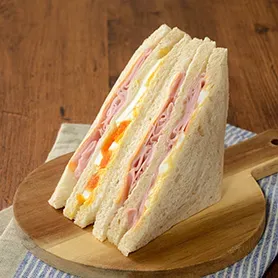 Ham, Cheese, and Egg Sandwich