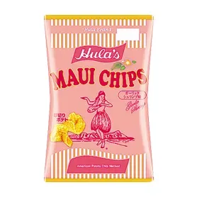 Socio Hula Brand Maui Chips Garlic Shrimp Flavor