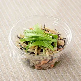 ひじきとごぼうの胡麻香るサラダ