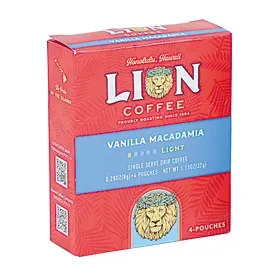 LION COFFEE 싱글 서브 바닐라 마카다미아 8g×4