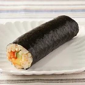 6가지 재료의 김밥