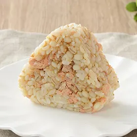 Sesame Salmon and Mochi Barley Rice Ball