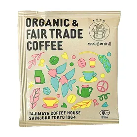 TAJIMAYA COFFEE Organic & FAIR TRADE COFFEE 1pc