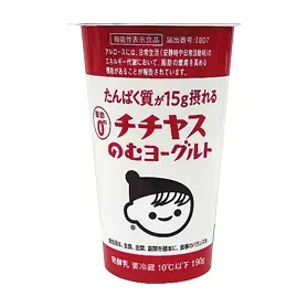 たんぱく質が15g摂れるチチヤスのむヨーグルト