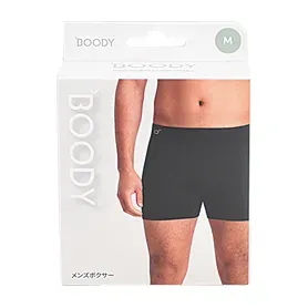 BOODY 남성용 복서 팬츠 블랙 M