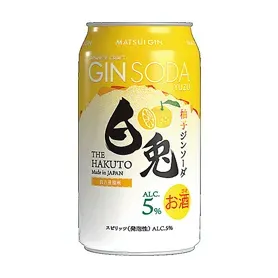 HAKUTO Gin Soda Yuzu 350ml