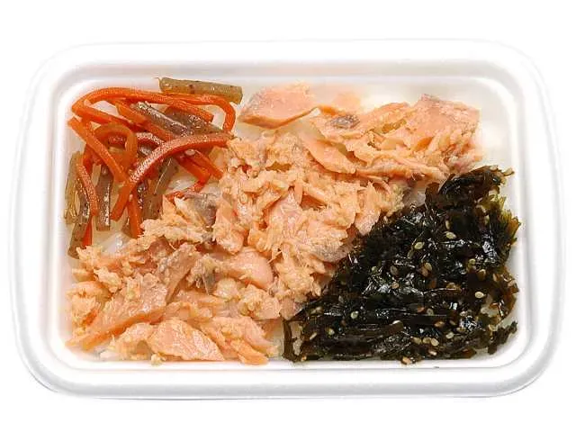 홋카이도산 가을 연어 구이 살코기 덮밥