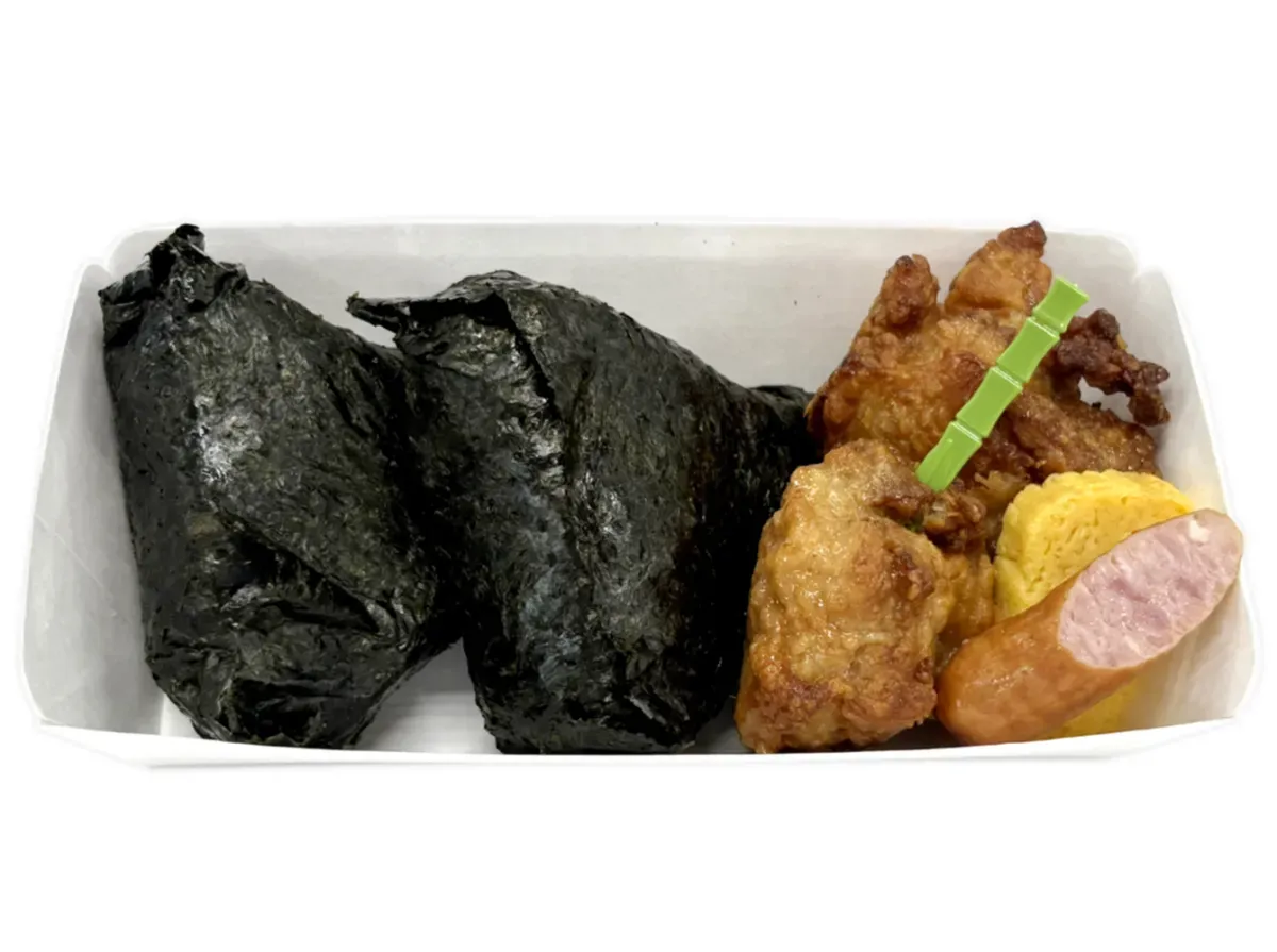 Fried Chicken & Onigiri Set (Ume Shiso & Kelp)