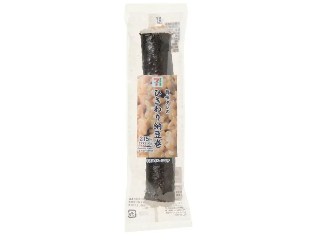 Thin Sushi Roll: Savory Sauce Hikwari Natto