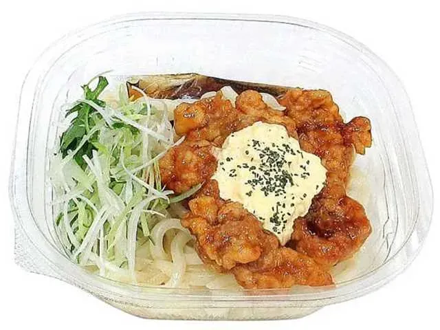 Bukkake Udon with Tartar Sauce and Chicken Nanban