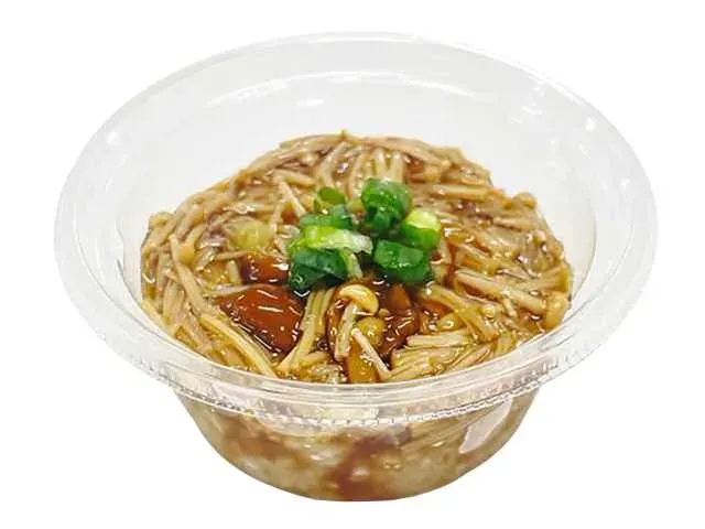 なめたけで食べる粗おろし大根