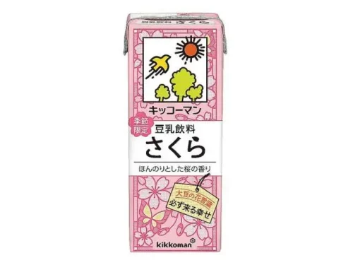KIKKOMAN Soy Milk Beverage Sakura 200ml