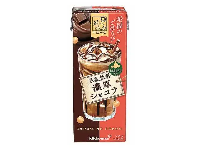 KIKKOMAN 지복의 보상 두유 음료 진한 쇼콜라 200ml