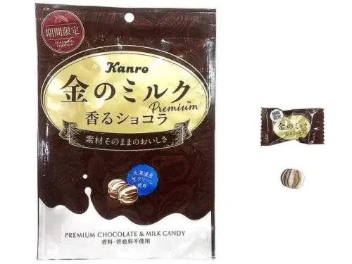 KANRO 골든 밀크 캔디 프리미엄 향긋한 쇼콜라