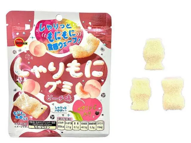 BOURBON 샤리모니 구미 복숭아 맛