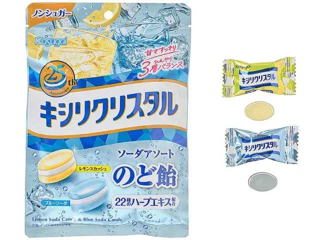 KASUGAI SEIKA 자일리크리스탈 소다 어소트 목캔디