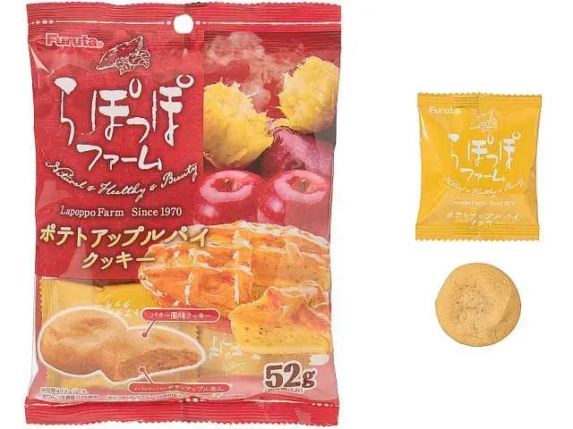 フルタ製菓 らぽっぽファーム ポテトアップルパイクッキー