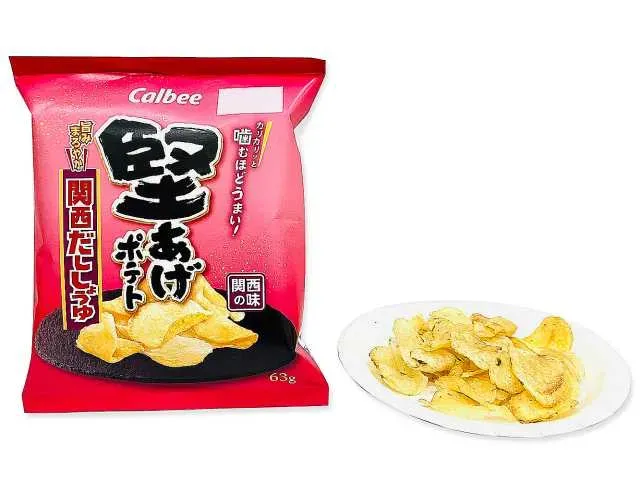 CALBEE 가타아게 포테이토 칸사이 다시 간장