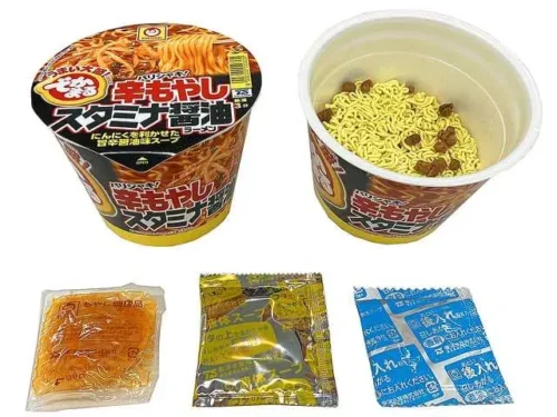 데카마루 바리샤키! 매운 콩나물 스태미나 간장 라면