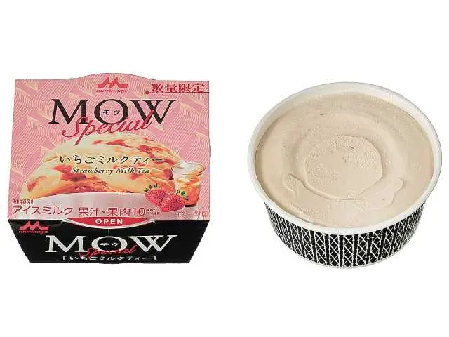 MORINAGA 모우 스페셜 딸기 밀크티