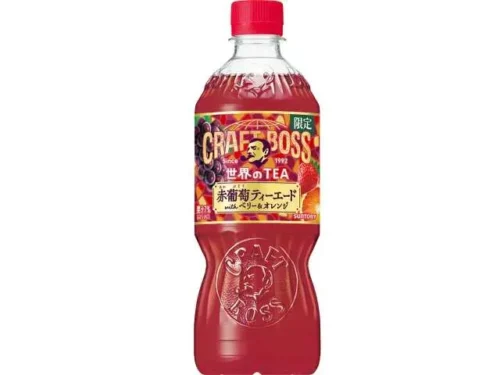 CRAFT BOSS 레드 그레이프 티 에이드 600ml