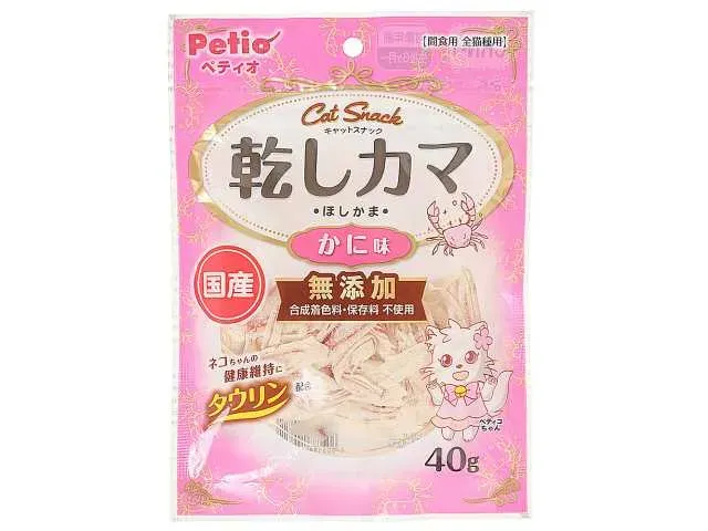 Crab-Flavored Dried Fish Cake Cat Snack 40g