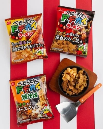 Japanese “Street Food” Recreated in Snacks! Two New Baby Star Dodekai Ramen Flavors Launched Early at C...