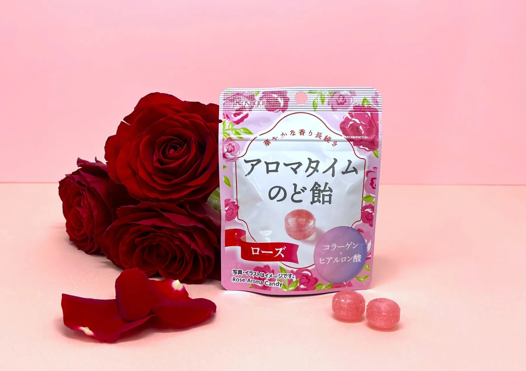 Experience a Soothing Scent with Kasugai Seika’s “Aroma Time Throat Candy Rose”: A New Habit from...