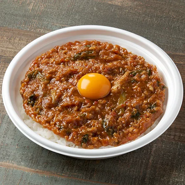 Spicy! Stamina Meat Mince Starchy Sauce Bowl