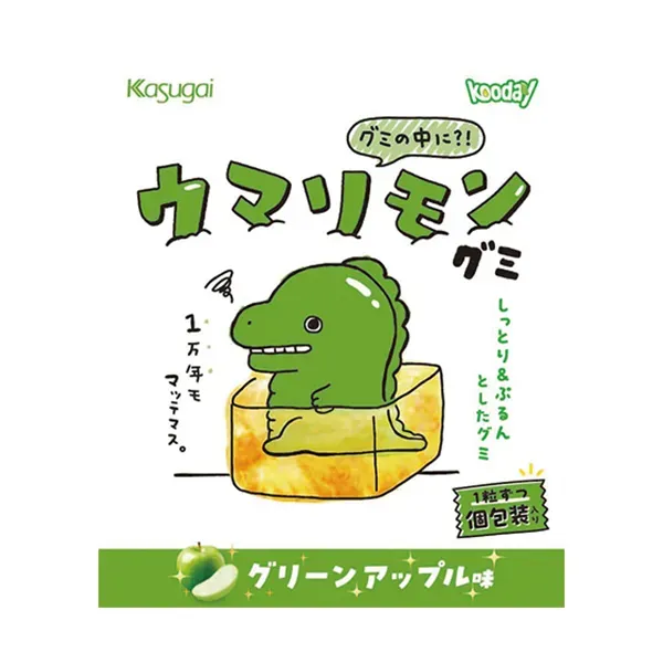KASUGAI Umarimon Gummy Green Apple