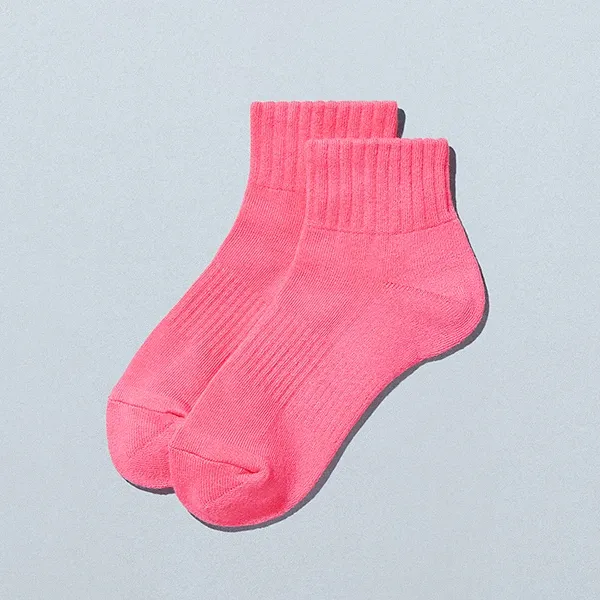쇼트 삭스 로즈 핑크 22-25cm