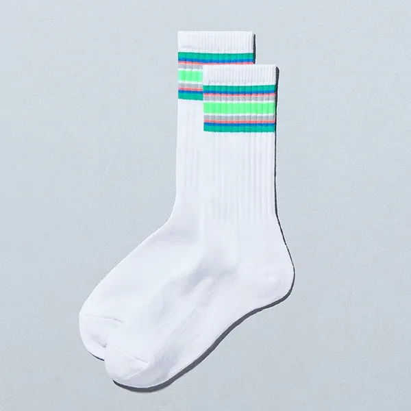Line Socks 2026 Spring Color/White
