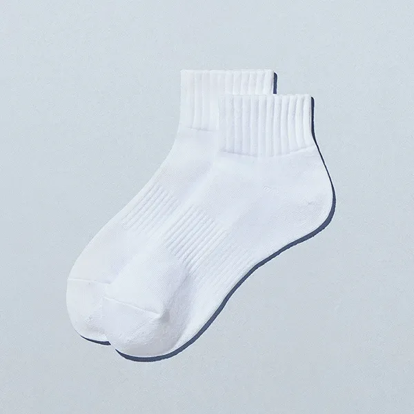 Short Socks White 25-28cm