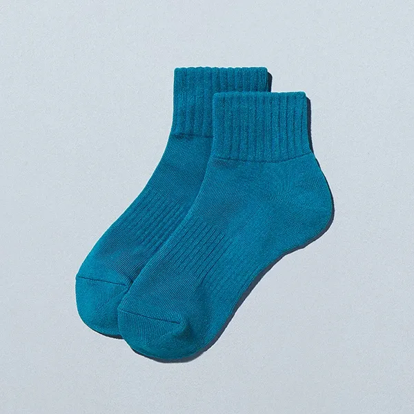 Short Socks Emerald Blue