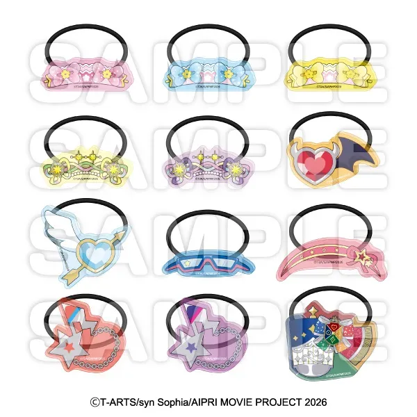 SECRET AIPRI: The Movie Trading Acrylic Hair Tie