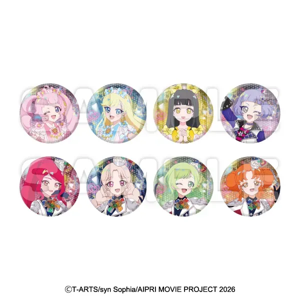 SECRET AIPRI: The Movie Trading Holographic Button Badge Type A