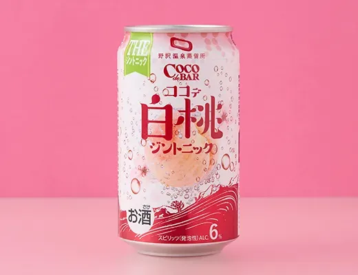 野沢温泉蒸留所 ココデバー 白桃ジントニック