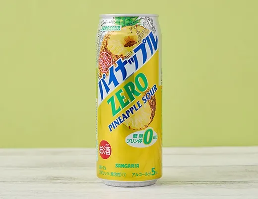サンガリア ゼロサワー パイナップル 500ml