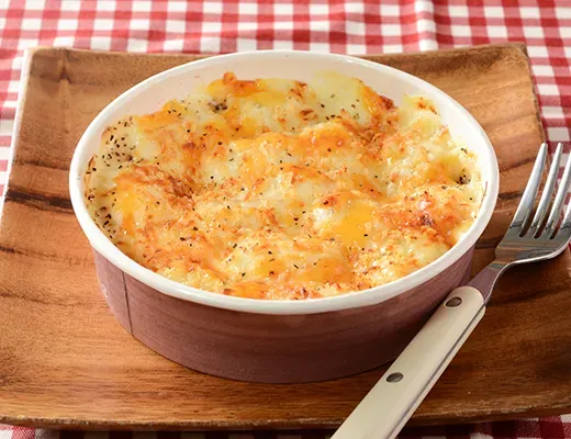 5種のチーズ使用 ハッシュドポテトグラタン
